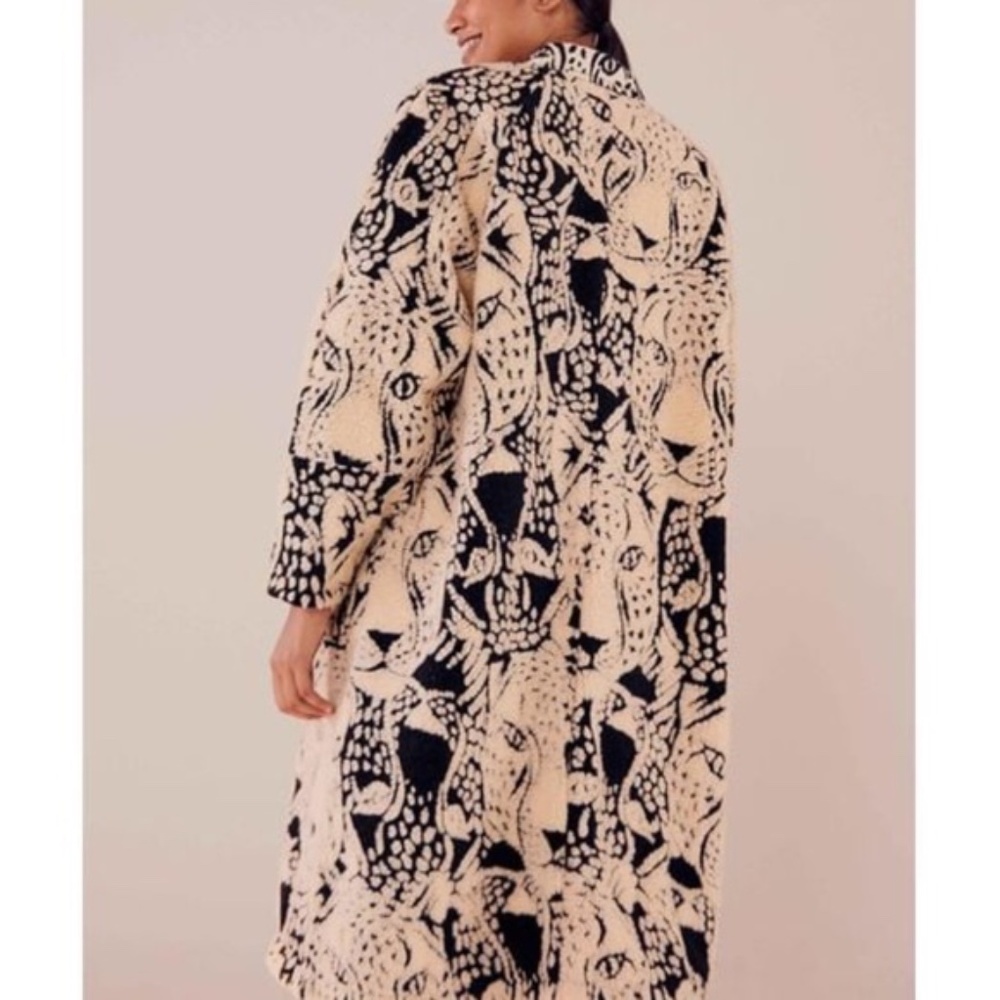 NEW Farm Rio leopard cardigan jacket
